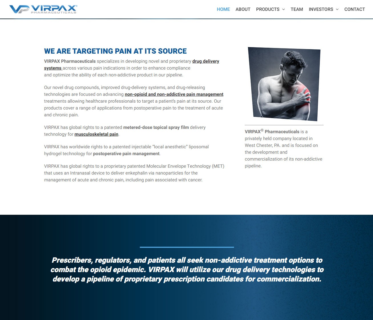 Virpax Pharmaceuticals (VRPX)